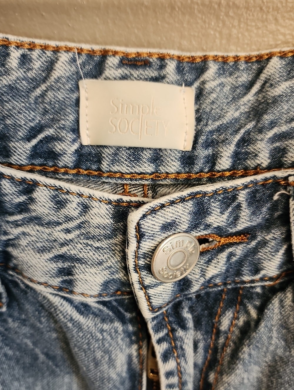 Simple Society Light Blue Wash Jeans - Picture 3 of 16